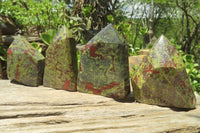 Polished Dragons Blood Stone Points x 4 From South Africa - Toprock Gemstones and Minerals 