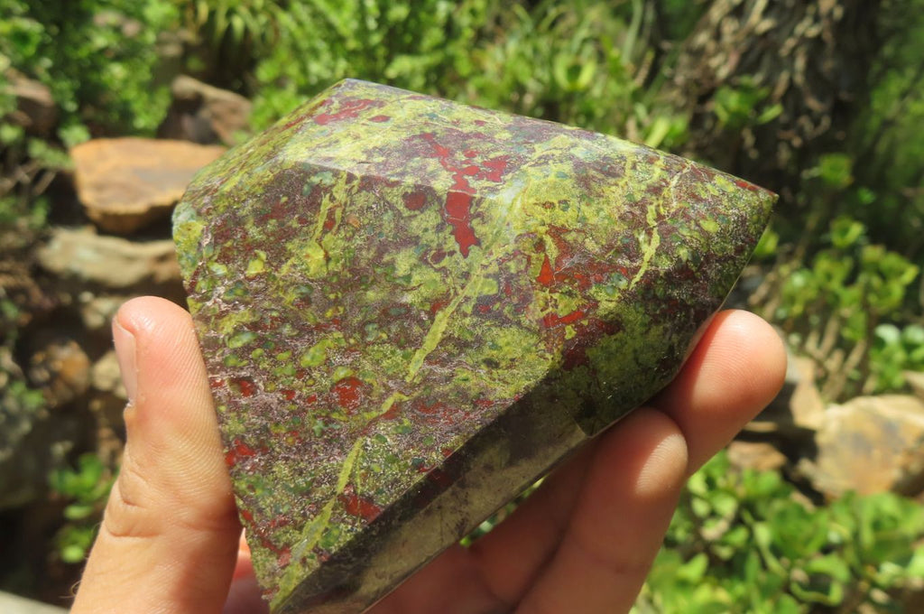 Polished Dragons Blood Stone Points x 4 From South Africa - Toprock Gemstones and Minerals 