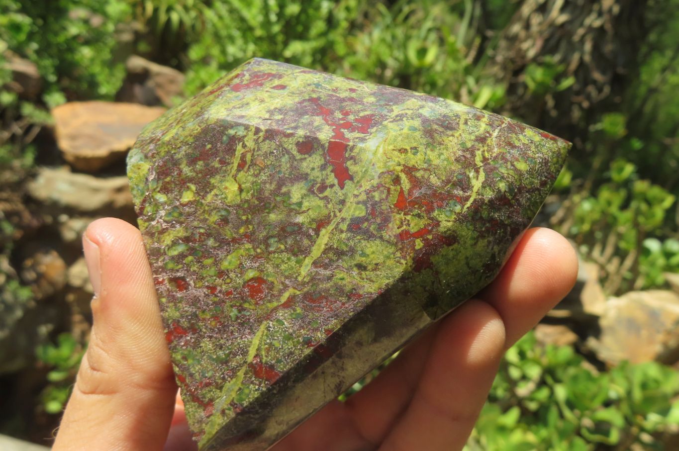 Polished Dragons Blood Stone Points x 4 From South Africa - Toprock Gemstones and Minerals 