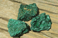 Natural Silky Malachite Specimens x 12 From Kasompe, Congo - Toprock Gemstones and Minerals 
