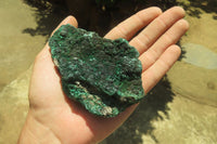 Natural Silky Malachite Specimens x 6 From Kasompe, Congo - Toprock Gemstones and Minerals 