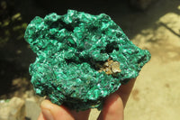 Natural Silky Malachite Specimens x 6 From Kasompe, Congo - Toprock Gemstones and Minerals 
