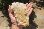 Natural Clear Quartz Clusters x 3 From Mpika, Zambia - Toprock Gemstones and Minerals 