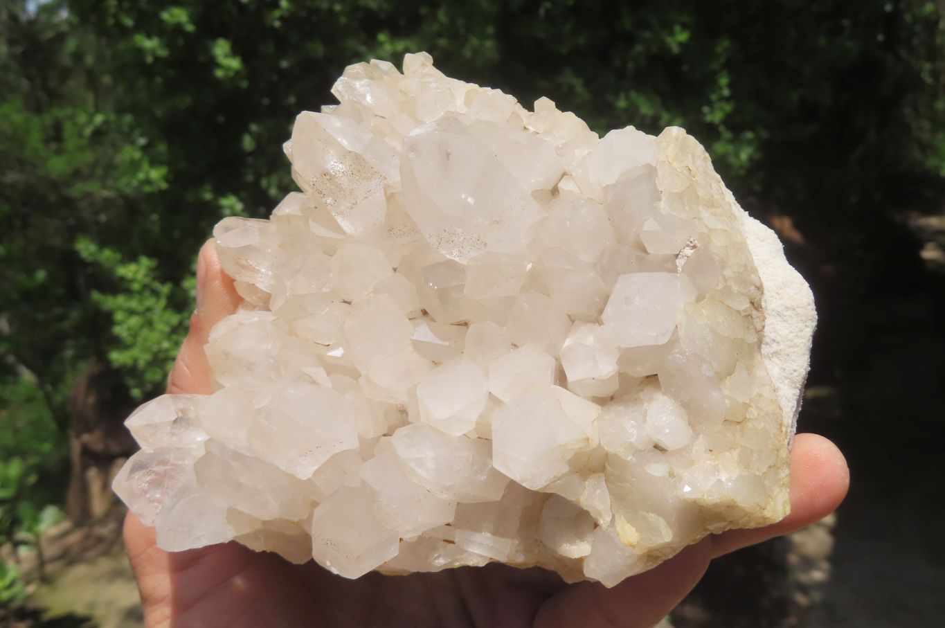 Natural Clear Quartz Clusters x 3 From Mpika, Zambia - Toprock Gemstones and Minerals 
