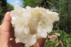Natural Clear Quartz Clusters x 3 From Mpika, Zambia - Toprock Gemstones and Minerals 