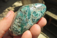Polished Rare Emerald Mica In Matrix Standing Free Forms x 6 From Mutoko, Zimbabwe - Toprock Gemstones and Minerals 