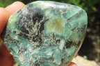 Polished Rare Emerald Mica In Matrix Standing Free Forms x 6 From Mutoko, Zimbabwe - Toprock Gemstones and Minerals 