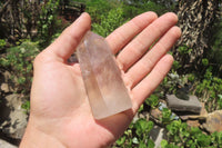Polished Clear Smokey Quartz Points x 6 From Madagascar - Toprock Gemstones and Minerals 