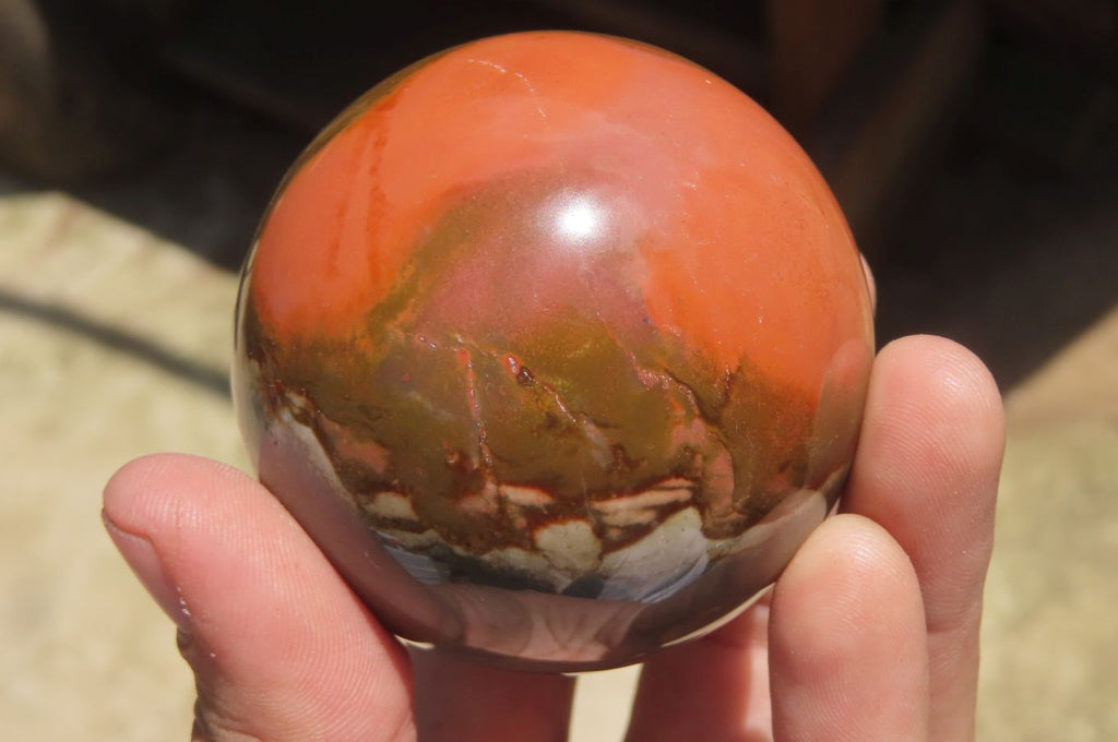 Polished Polychrome Jasper Spheres x 4 From Madagascar - Toprock Gemstones and Minerals 