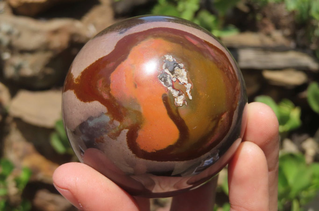 Polished Polychrome Jasper Spheres x 4 From Madagascar - Toprock Gemstones and Minerals 