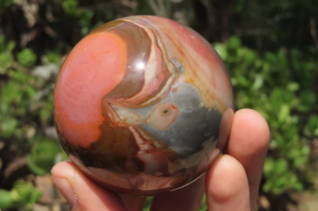 Polished Polychrome Jasper Spheres x 4 From Madagascar - Toprock Gemstones and Minerals 