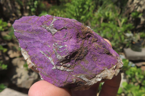 Natural Metallic Purpurite Cobbed Specimens x 6 From Erongo, Namibia - Toprock Gemstones and Minerals 