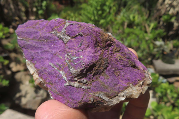 Natural Metallic Purpurite Cobbed Specimens x 6 From Erongo, Namibia - Toprock Gemstones and Minerals 