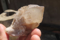 Natural Cascading Smokey Quartz Clusters x 6 From Luena, Congo