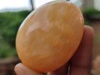 Polished Honey Aragonite Gemstone Eggs - Sold Per Item - From Namibia - Toprock Gemstones and Minerals 