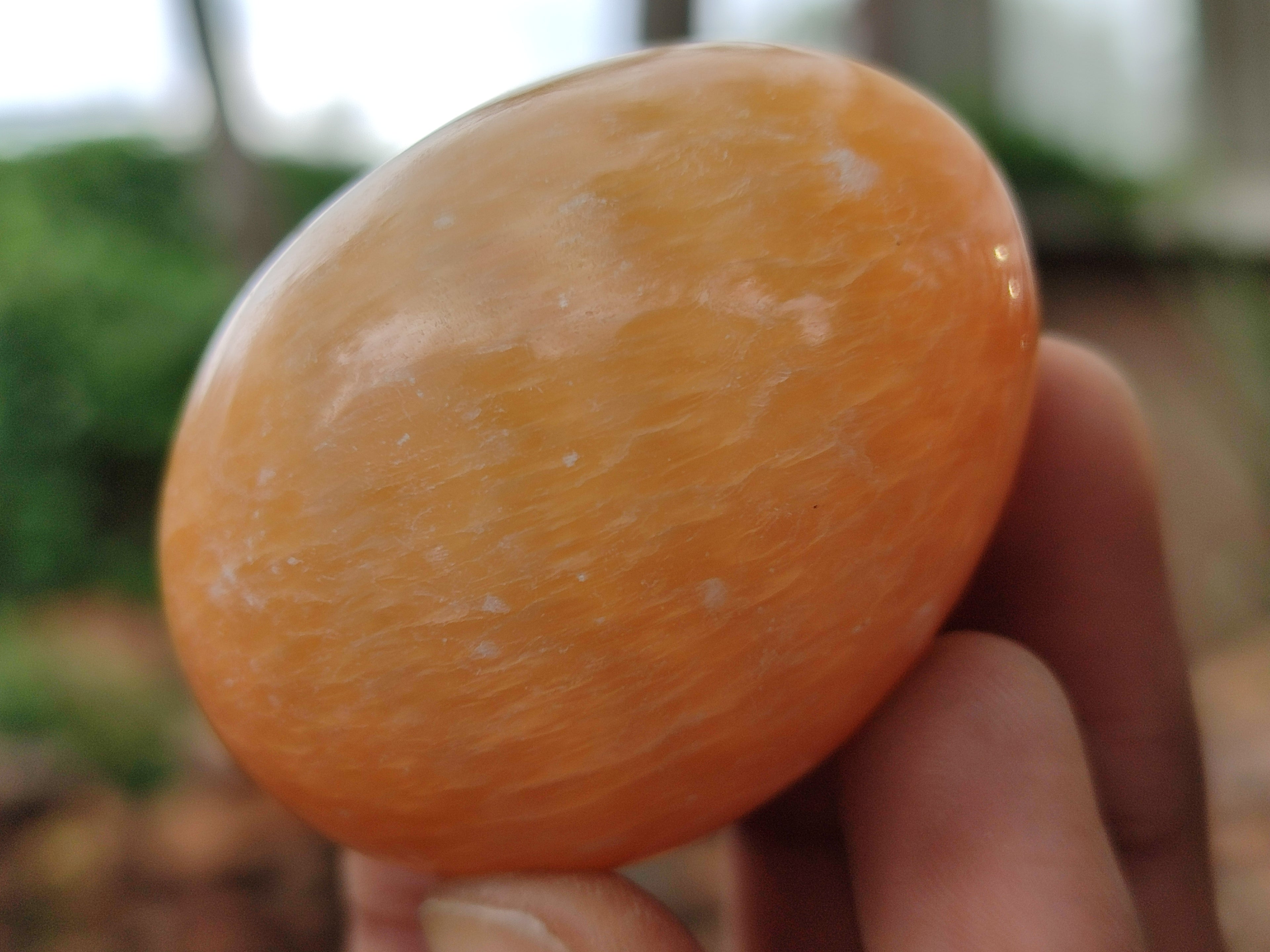 Polished Honey Aragonite Gemstone Eggs - Sold Per Item - From Namibia - Toprock Gemstones and Minerals 