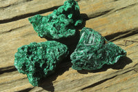 Natural Silky Malachite Specimens x 12 From Kasompe, Congo - Toprock Gemstones and Minerals 