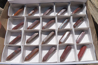 Polished Tiger Iron Jasper Points x 20 From South Africa - Toprock Gemstones and Minerals 