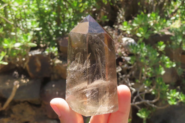 Polished Smokey Quartz Crystals x 4 From Madagascar - Toprock Gemstones and Minerals 