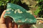 Polished On One Side Emerald Mtorolite Plates x 3 From Mutorashanga, Zimbabwe - Toprock Gemstones and Minerals 