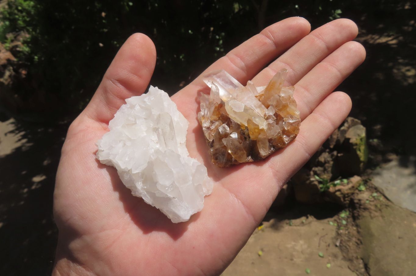Natural Clear Quartz Clusters x 35 From Madagascar - Toprock Gemstones and Minerals 