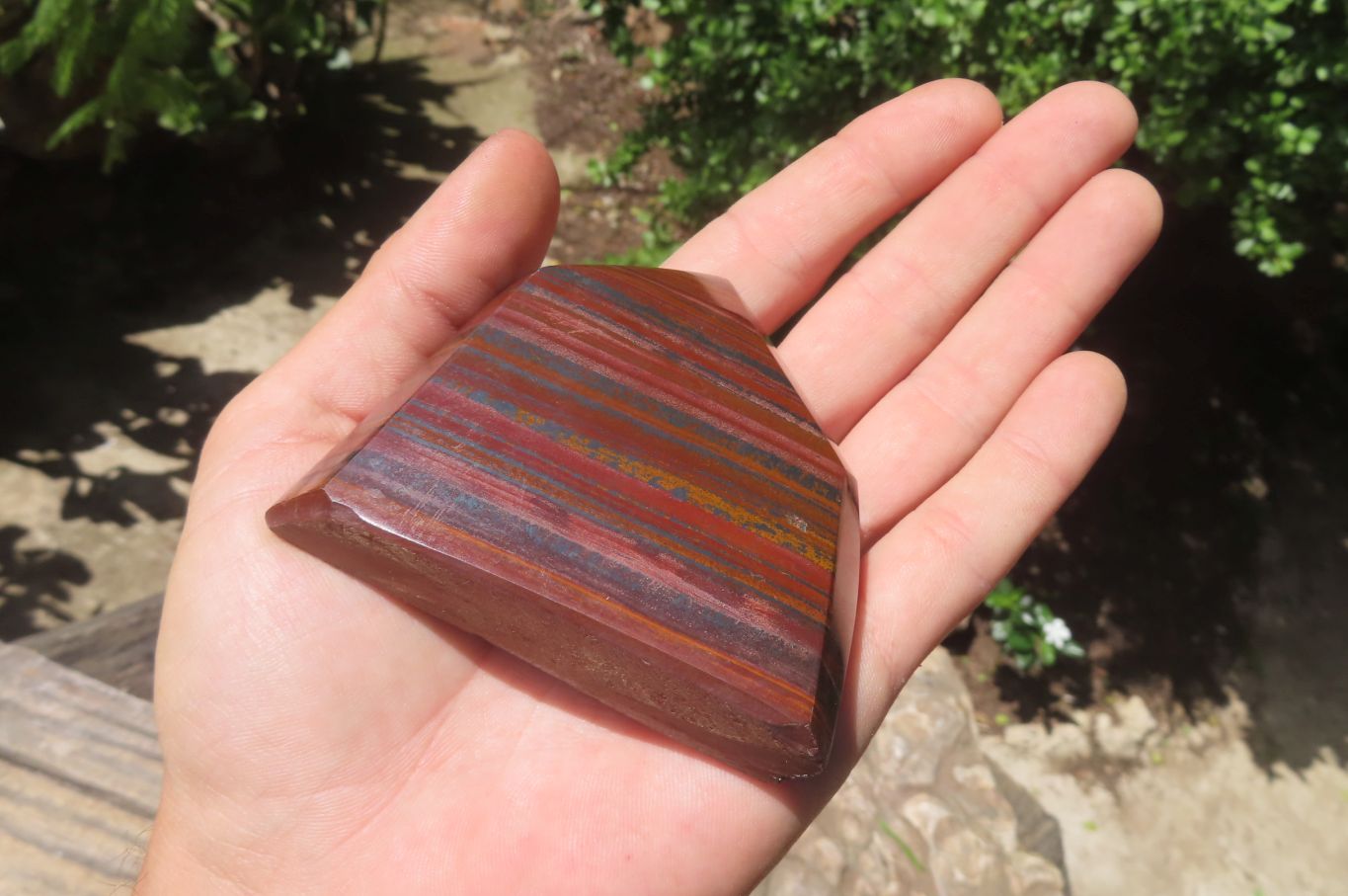 Polished Tiger Iron Jasper Points x 6 From South Africa - Toprock Gemstones and Minerals 