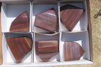 Polished Tiger Iron Jasper Points x 6 From South Africa - Toprock Gemstones and Minerals 