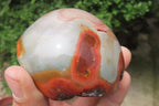 Polished On One Side Polychrome Jasper Nodules x 6 From Mahajanga, Madagascar - Toprock Gemstones and Minerals 