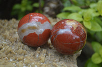 Polished Red Jasper Sphere-Balls - Sold Per Item - From Northern Cape, South Africa - Toprock Gemstones and Minerals 