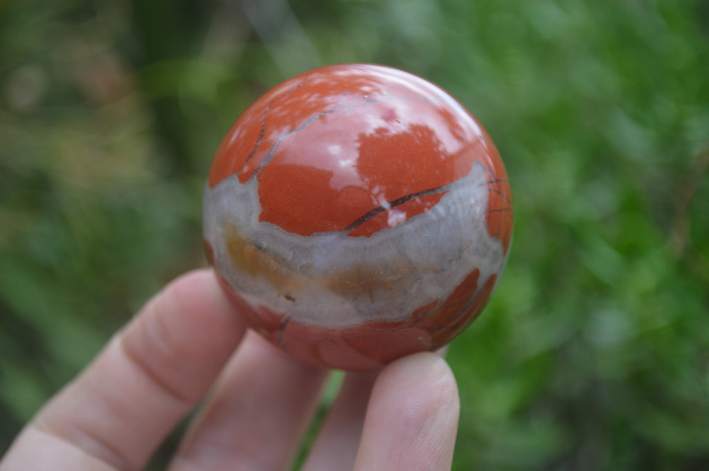 Polished Red Jasper Sphere-Balls - Sold Per Item - From Northern Cape, South Africa - Toprock Gemstones and Minerals 