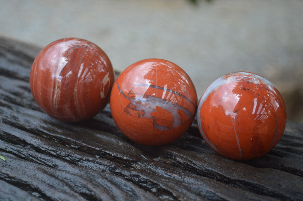 Polished Red Jasper Sphere-Balls - Sold Per Item - From Northern Cape, South Africa - Toprock Gemstones and Minerals 