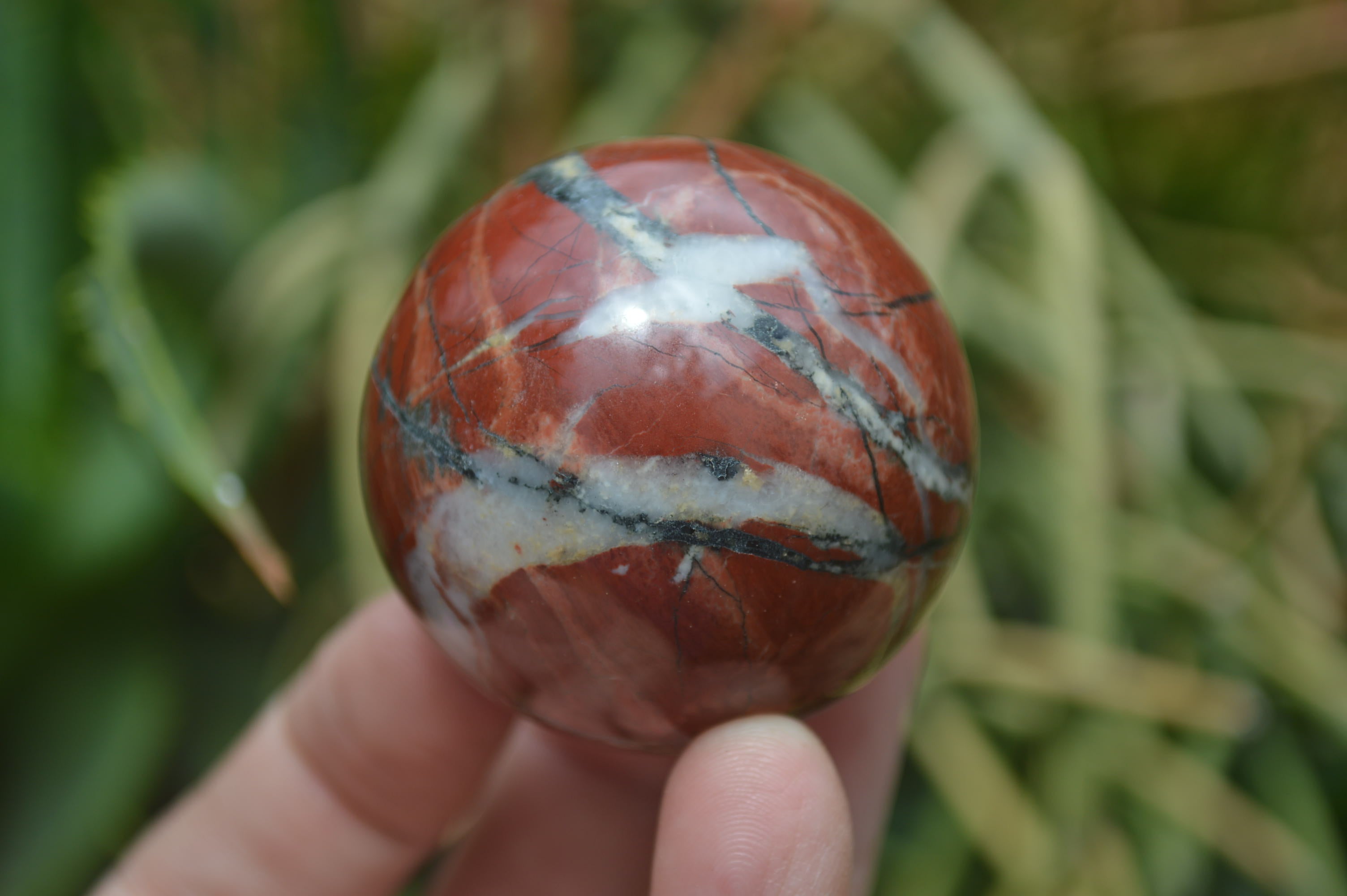 Polished Red Jasper Sphere-Balls - Sold Per Item - From Northern Cape, South Africa - Toprock Gemstones and Minerals 