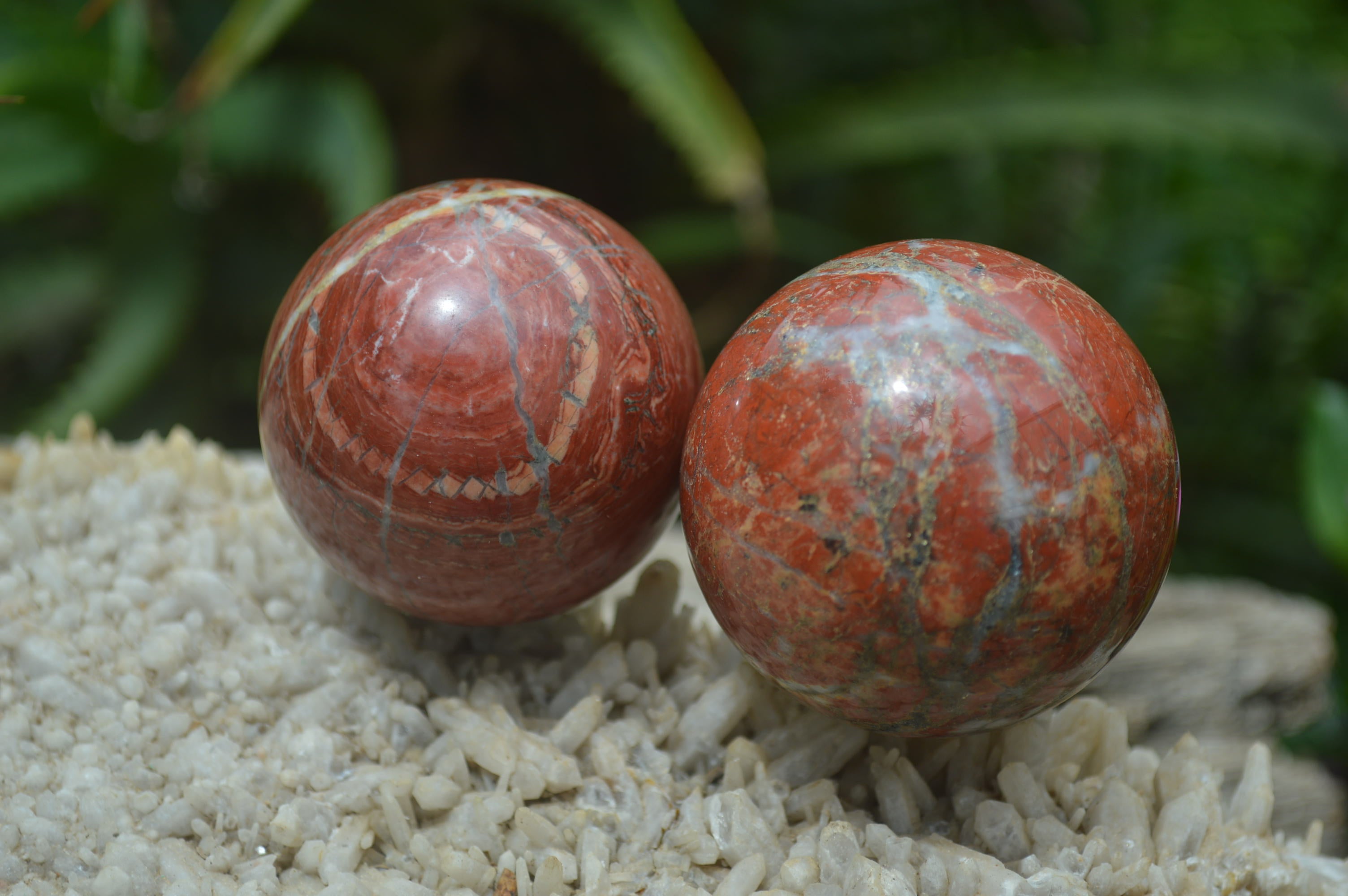 Polished Red Jasper Sphere-Balls - Sold Per Item - From Northern Cape, South Africa - Toprock Gemstones and Minerals 
