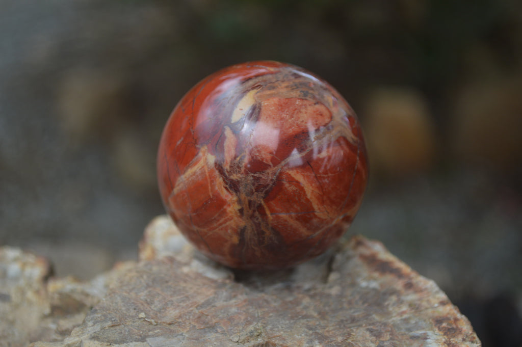 Polished Red Jasper Sphere-Balls - Sold Per Item - From Northern Cape, South Africa - Toprock Gemstones and Minerals 