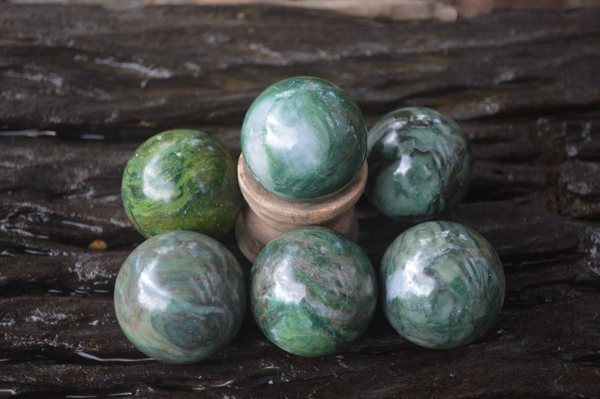 Polished Buddstone Sphere-Balls - Sold Per Item - From Swaziland - Toprock Gemstones and Minerals 