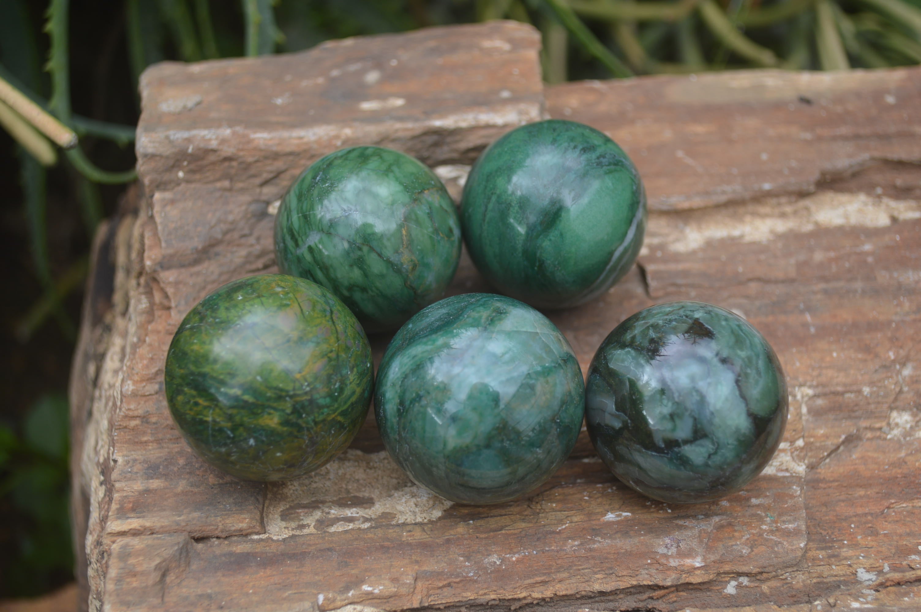 Polished Buddstone Sphere-Balls - Sold Per Item - From Swaziland - Toprock Gemstones and Minerals 