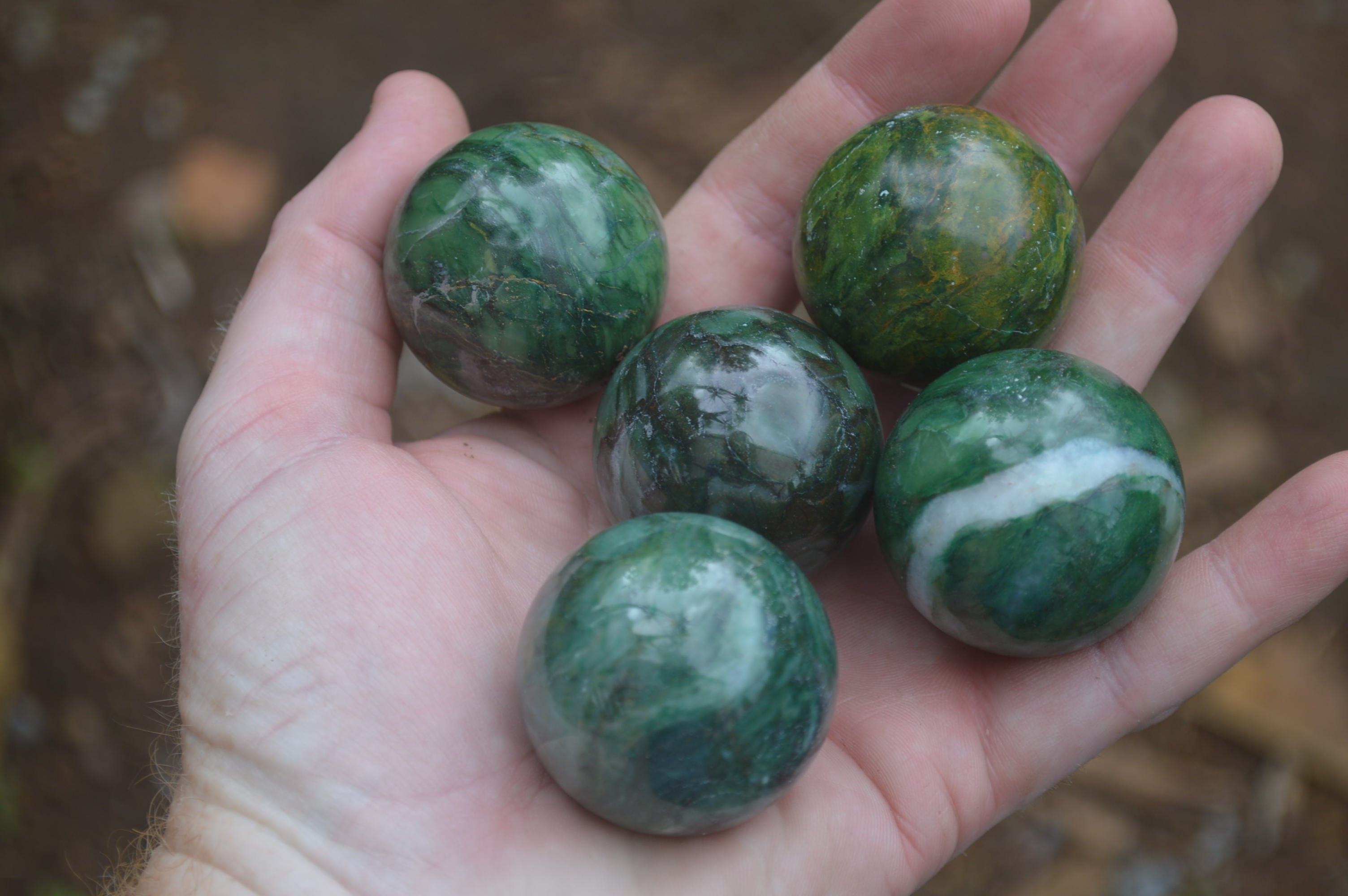 Polished Buddstone Sphere-Balls - Sold Per Item - From Swaziland - Toprock Gemstones and Minerals 