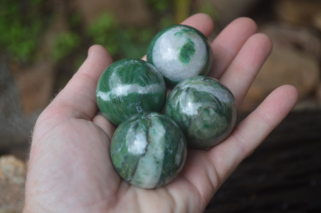 Polished Buddstone Sphere-Balls - Sold Per Item - From Swaziland - Toprock Gemstones and Minerals 