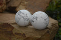 Polished Lightning Strike Howlite Sphere-Balls - Sold Per Item - From Zimbabwe - Toprock Gemstones and Minerals 