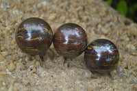 Polished Tiger Iron Sphere-Balls - Sold Per Item - From Marble Bar, Australia - Toprock Gemstones and Minerals 