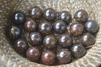 Polished Tiger Iron Sphere-Balls - Sold Per Item - From Marble Bar, Australia - Toprock Gemstones and Minerals 