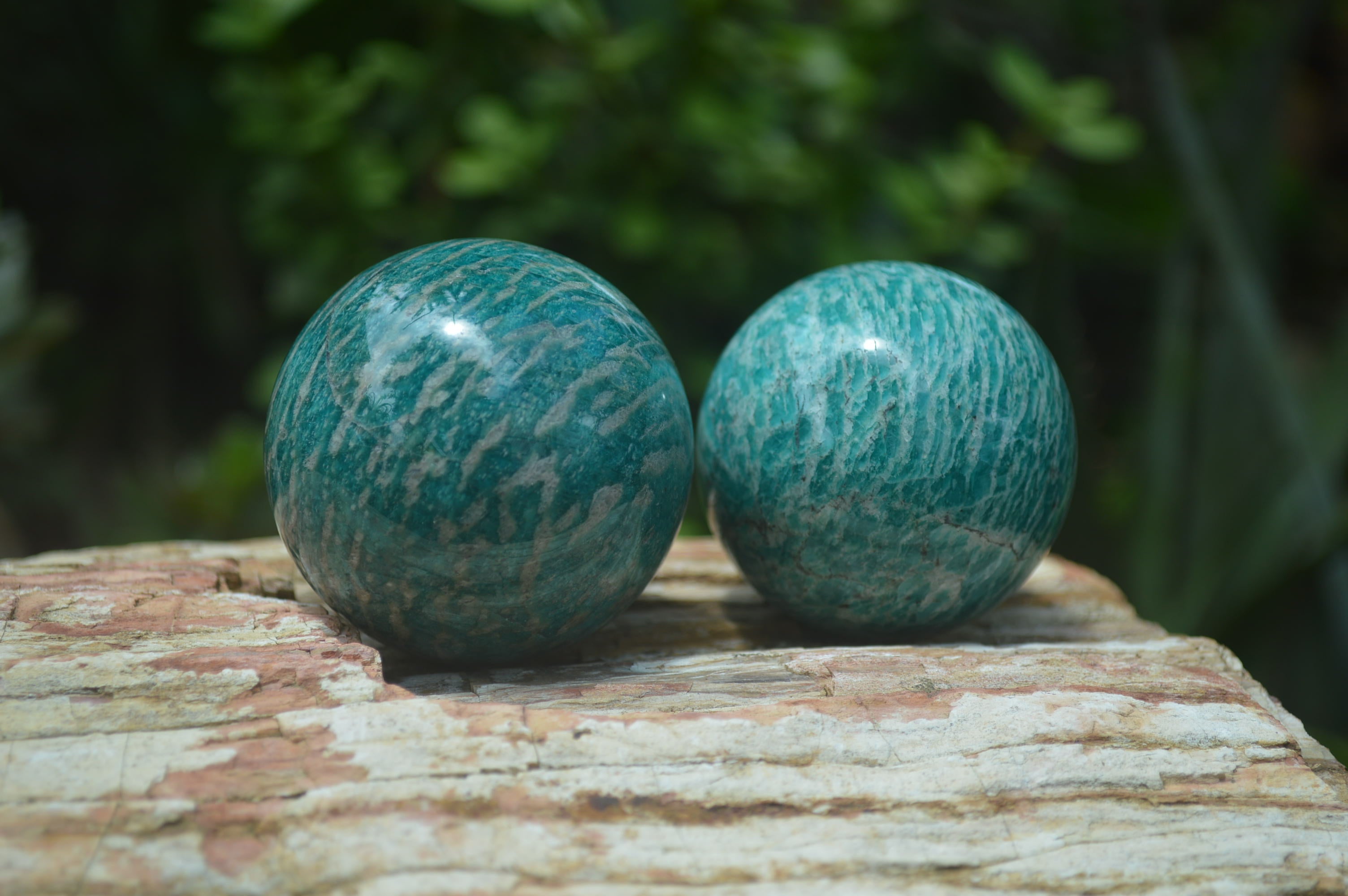 Polished Amazonite Sphere-Balls - Sold Per Item - From Madagascar - Toprock Gemstones and Minerals 