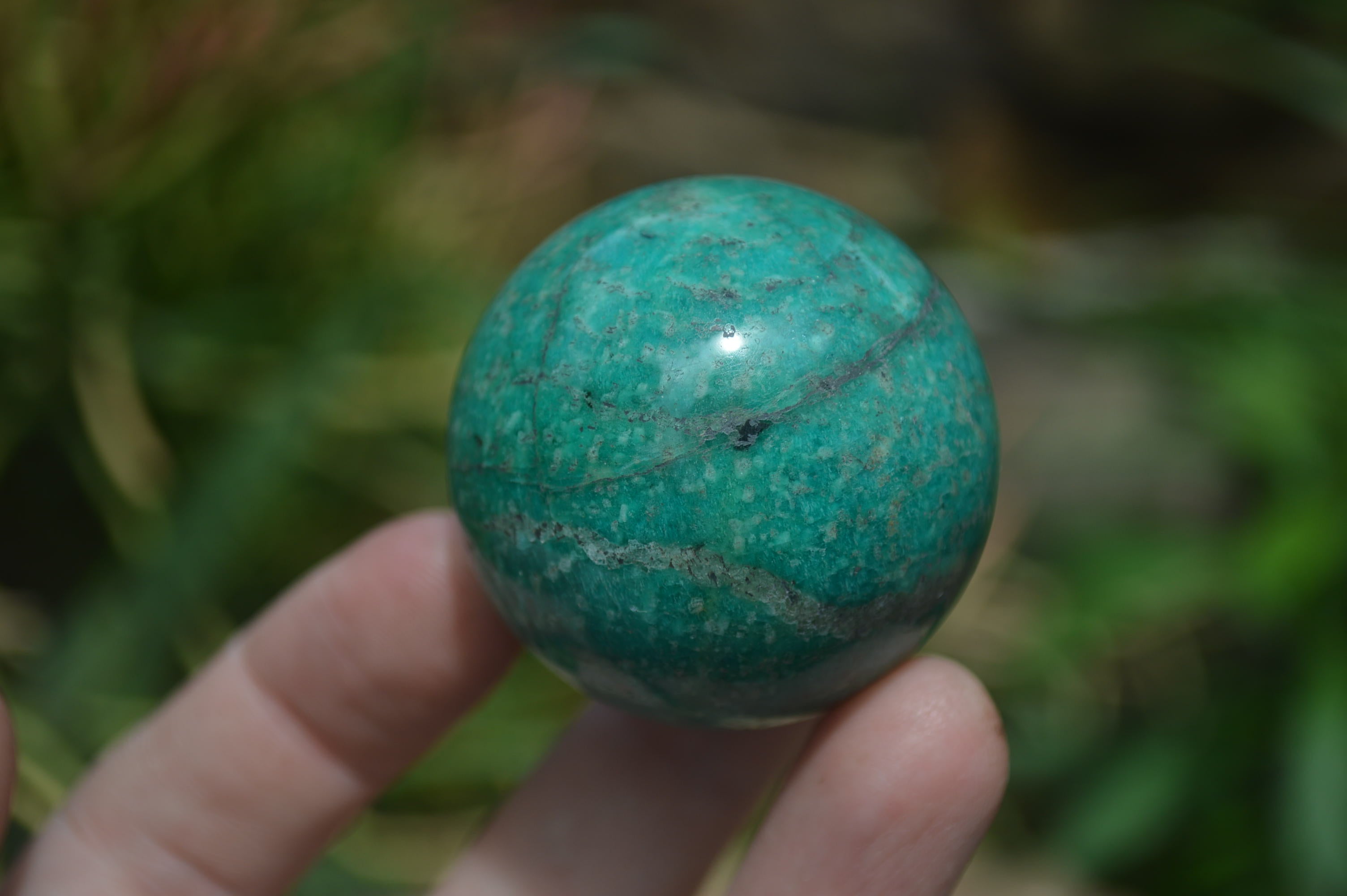 Polished Amazonite Sphere-Balls - Sold Per Item - From Madagascar - Toprock Gemstones and Minerals 