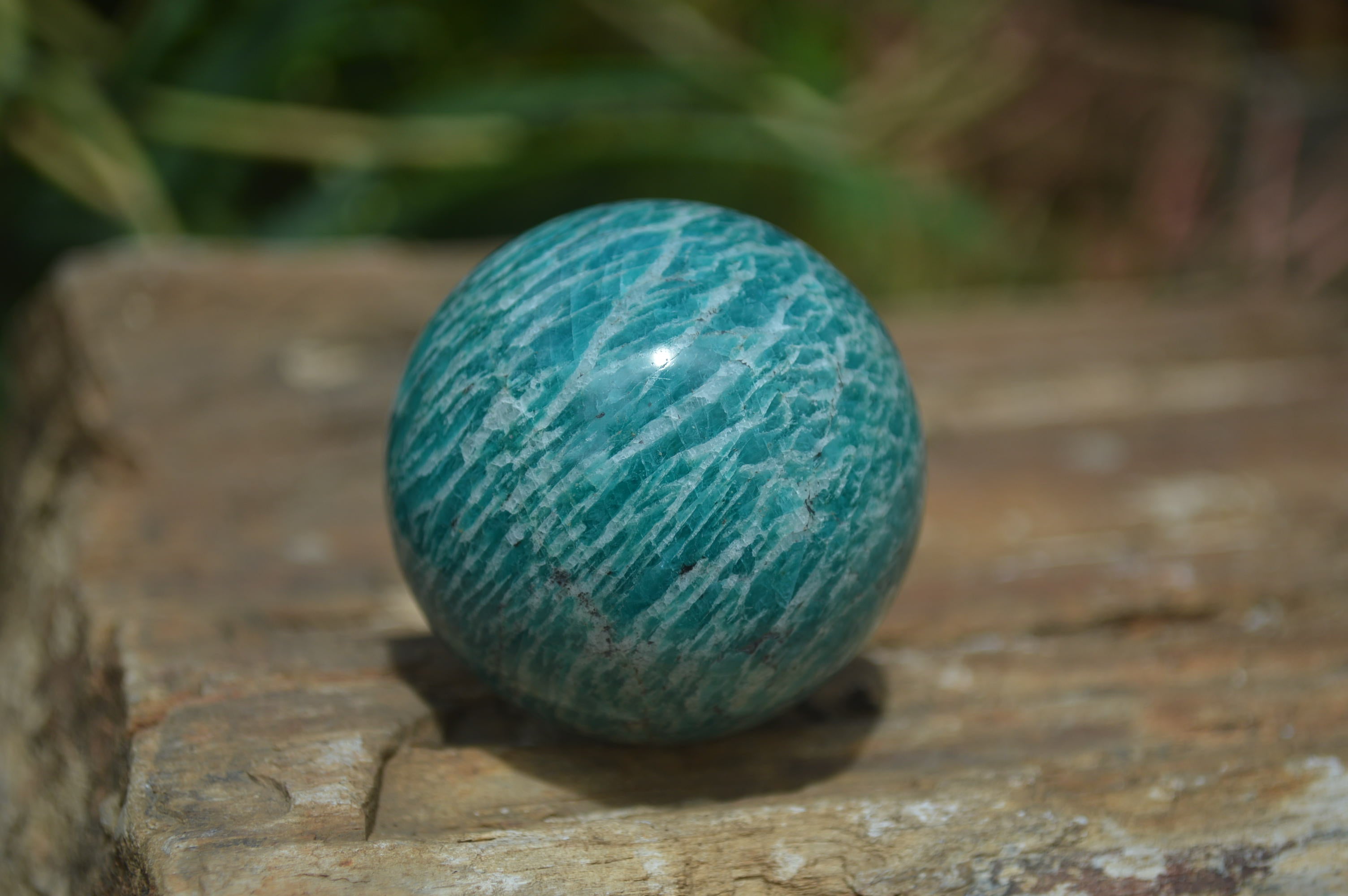 Polished Amazonite Sphere-Balls - Sold Per Item - From Madagascar - Toprock Gemstones and Minerals 
