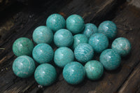 Polished Amazonite Sphere-Balls - Sold Per Item - From Madagascar