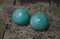 Polished Amazonite Sphere-Balls - Sold Per Item - From Madagascar