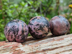 Polished Rhodonite Sphere-Balls - Sold Per Item - From Madagascar - Toprock Gemstones and Minerals 