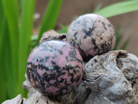 Polished Rhodonite Sphere-Balls - Sold Per Item - From Madagascar - Toprock Gemstones and Minerals 