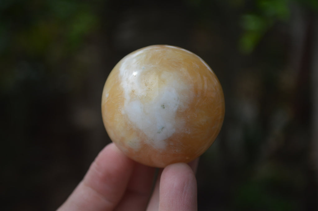 Polished Honey Aragonite Gemstone Sphere-Balls - Sold Per Item - From Ais-Ais Namibia - Toprock Gemstones and Minerals 