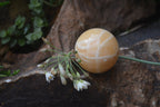 Polished Honey Aragonite Gemstone Sphere-Balls - Sold Per Item - From Ais-Ais Namibia - Toprock Gemstones and Minerals 